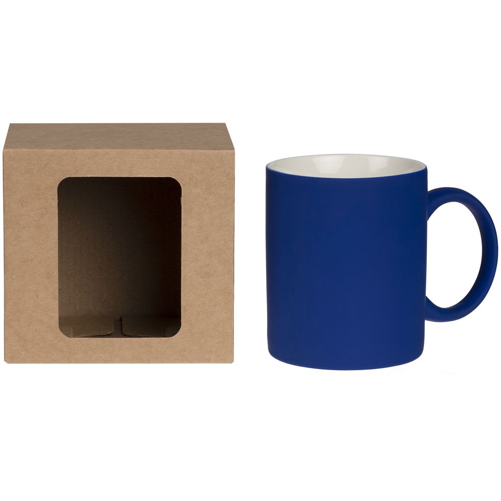 Коробка с окном для кружки Window, ver.2, крафт-1