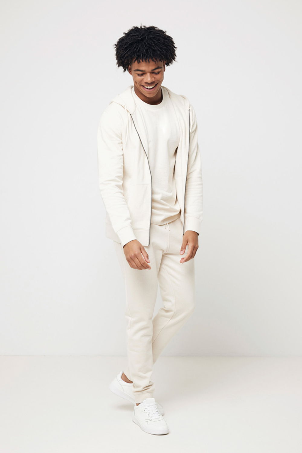 Худи на молнии Iqoniq Abisko из переработанного хлопка, унисекс, 340 г/м²-6