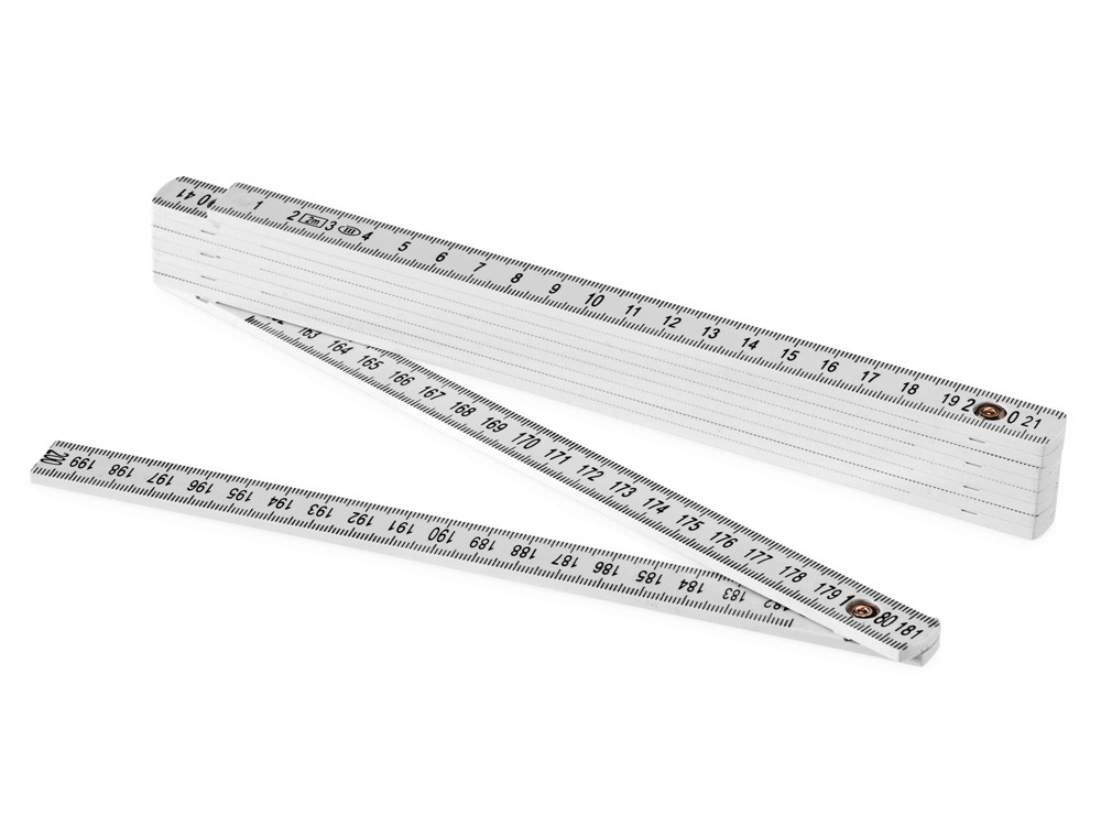 Складная линейка длиной 2м, белый-0
