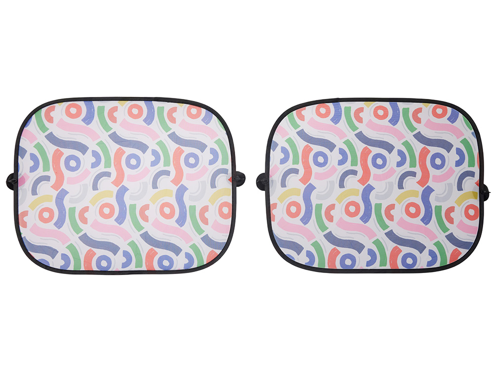 Комплект из 2-х автомобильных солнцезащитных экранов с возможностью полноцветной печати-11