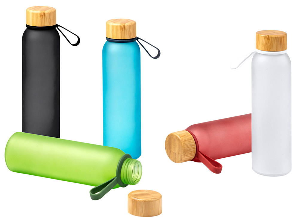 Бутылка из переработанного стекла  VOZNAN зеленый-3