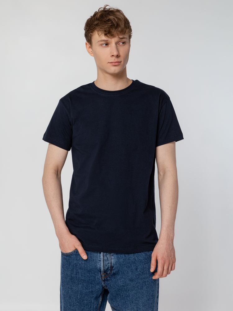 Футболка унисекс T-Bolka 160, темно-синяя-5