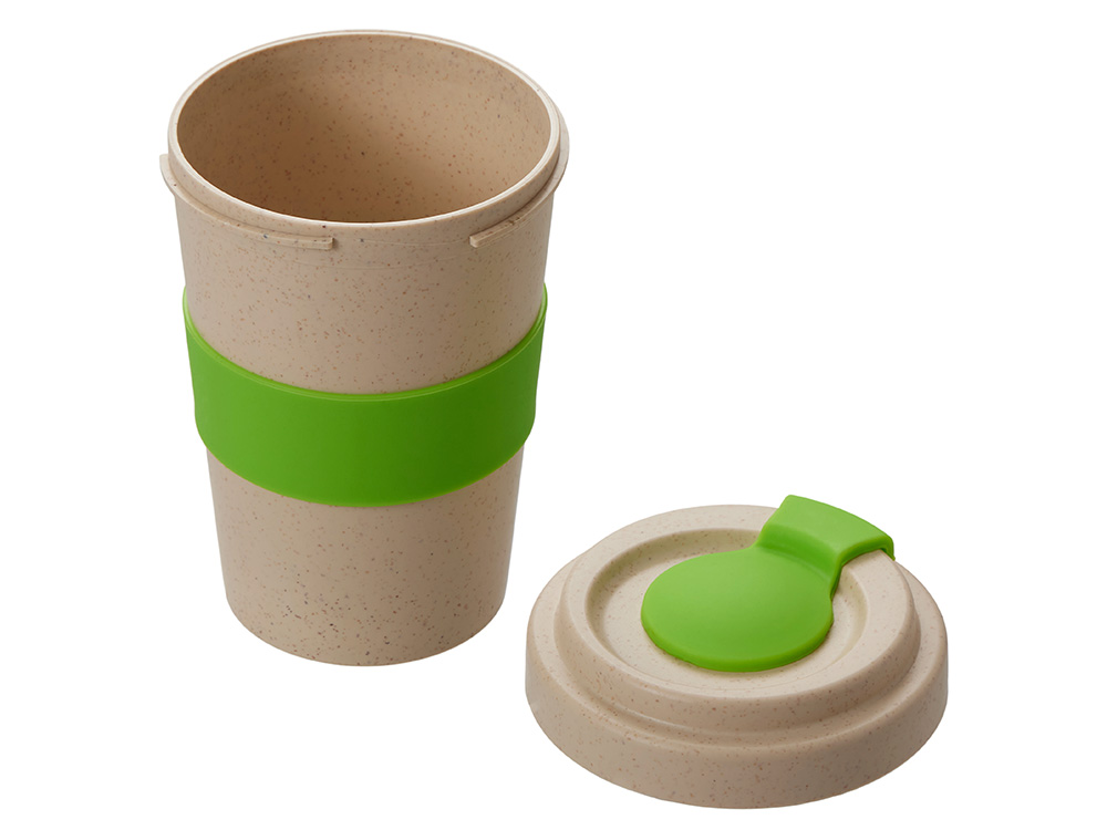 Стакан из пшеничного волокна Flava, зеленое яблоко-1