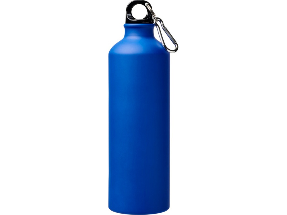 Матовая спортивная бутылка Pacific объемом 770 мл с карабином, cиний-1