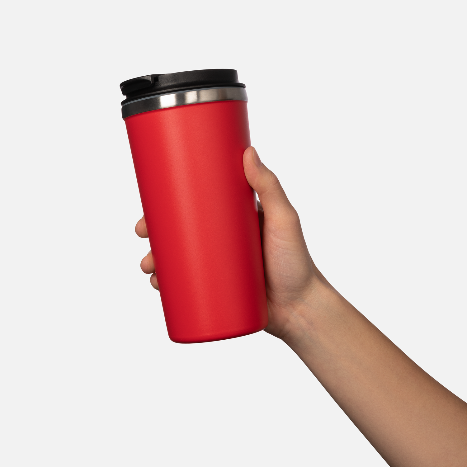 Термокружка вакуумная Палермо (Palermo), красная-4