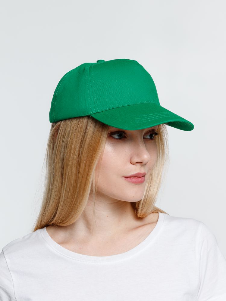 Бейсболка Promo, зеленая-2