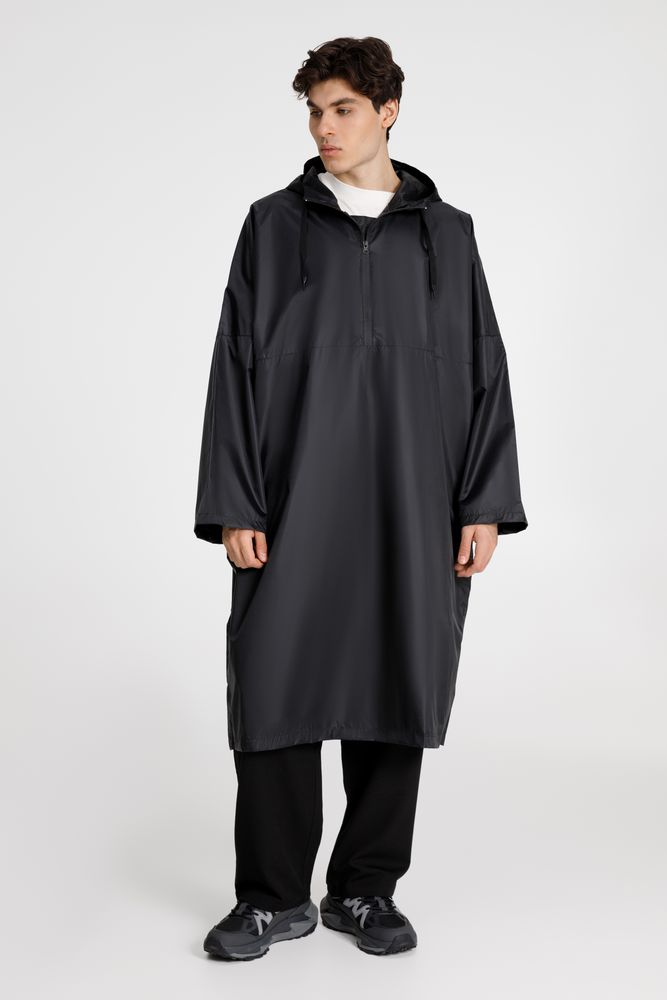Дождевик-анорак R1, черный-2