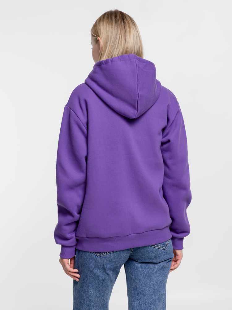 Толстовка на молнии с капюшоном Siverga Heavy, фиолетовая-5