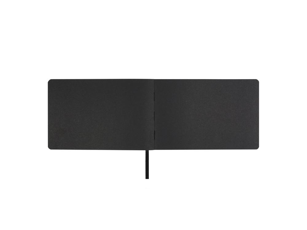 Скетчбук Sketch & Art в мягком переплете 210х140 мм, 48 л. черной бумаги 200 гр., черный-4