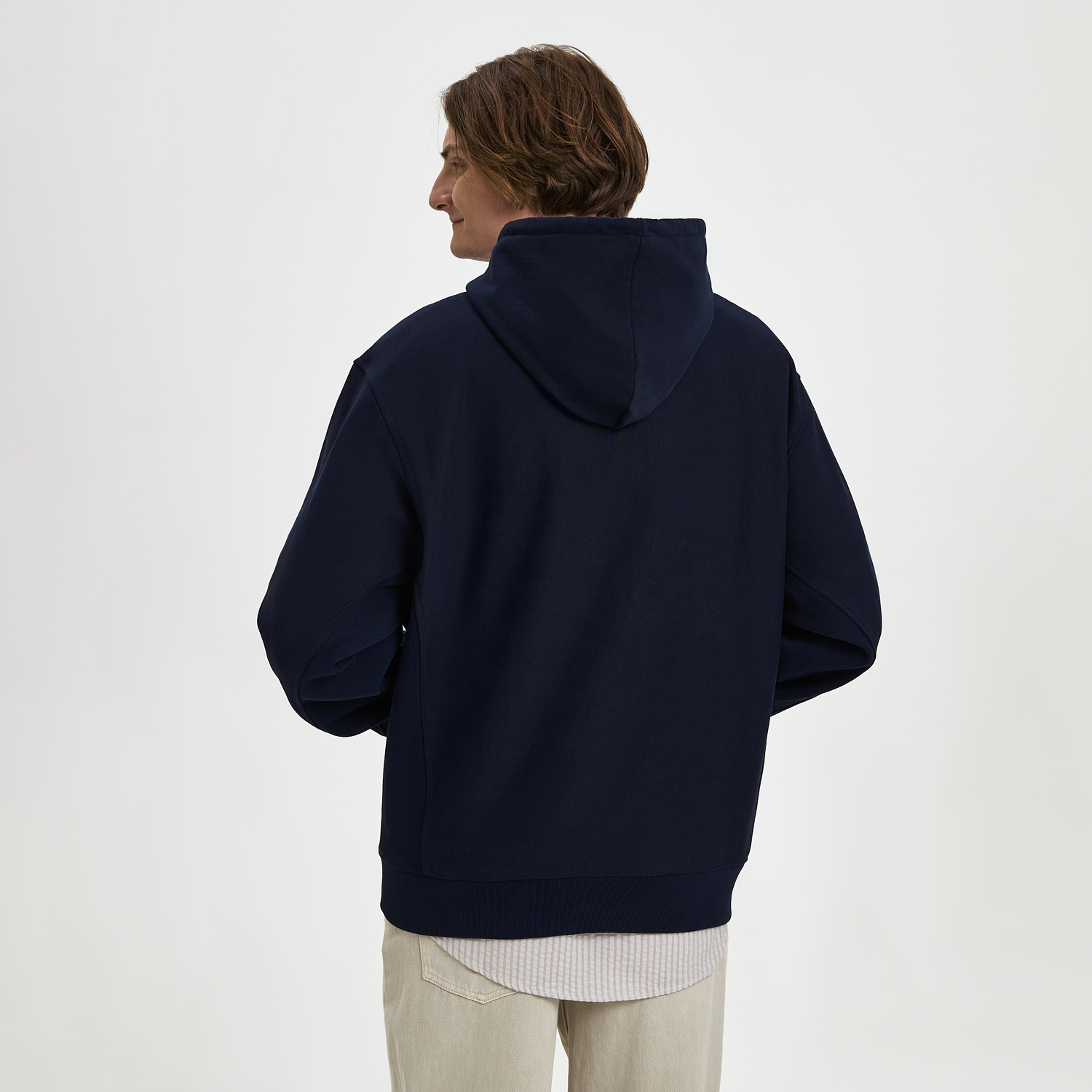 Худи релакс унисекс Адвенче (Adventure), темно-синий-5