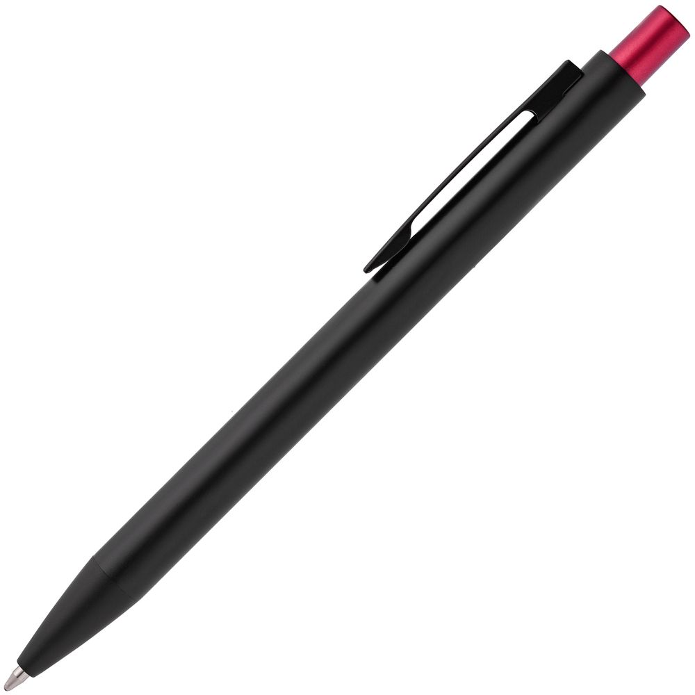Ручка шариковая Chromatic, черная с красным-2