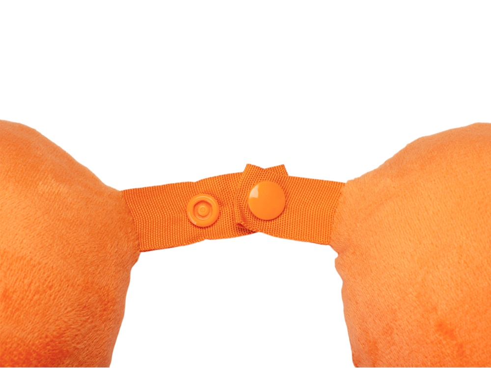 Подушка Basic из микрофибры с эффектом памяти U-shape, оранжевый NEW-3