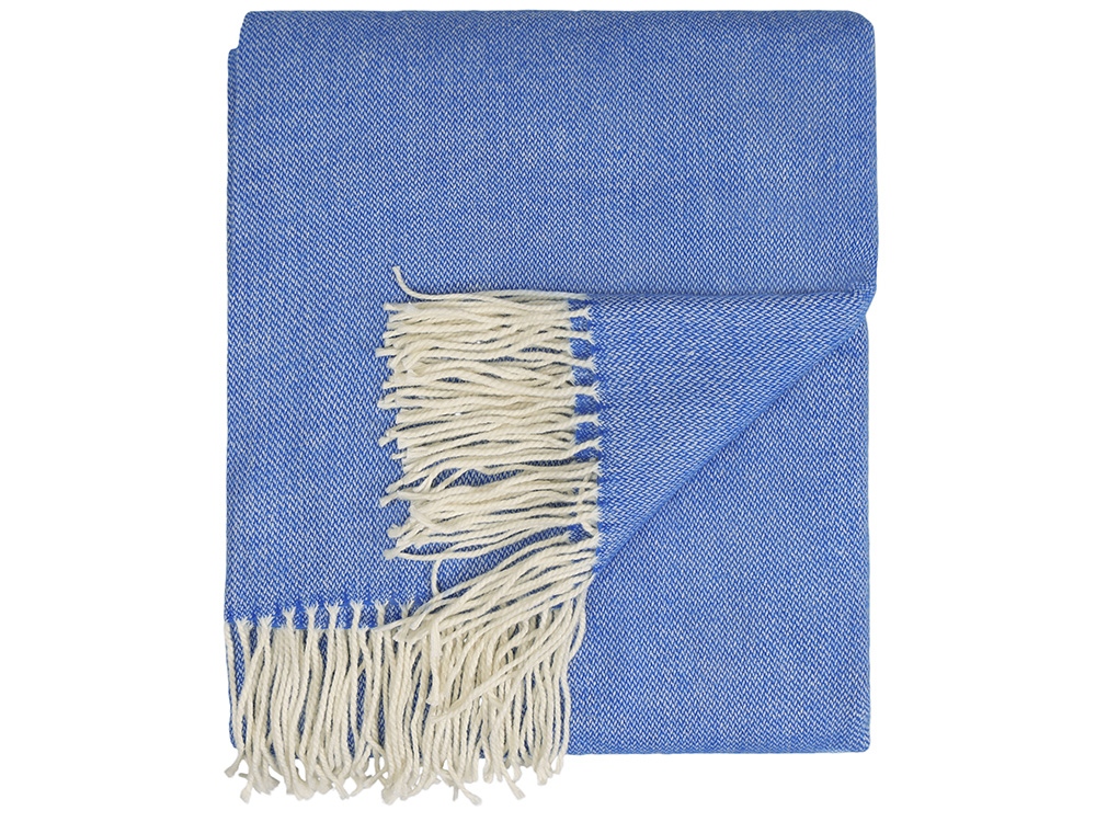 Акриловый плед Dapple 160x210 см, синий-1