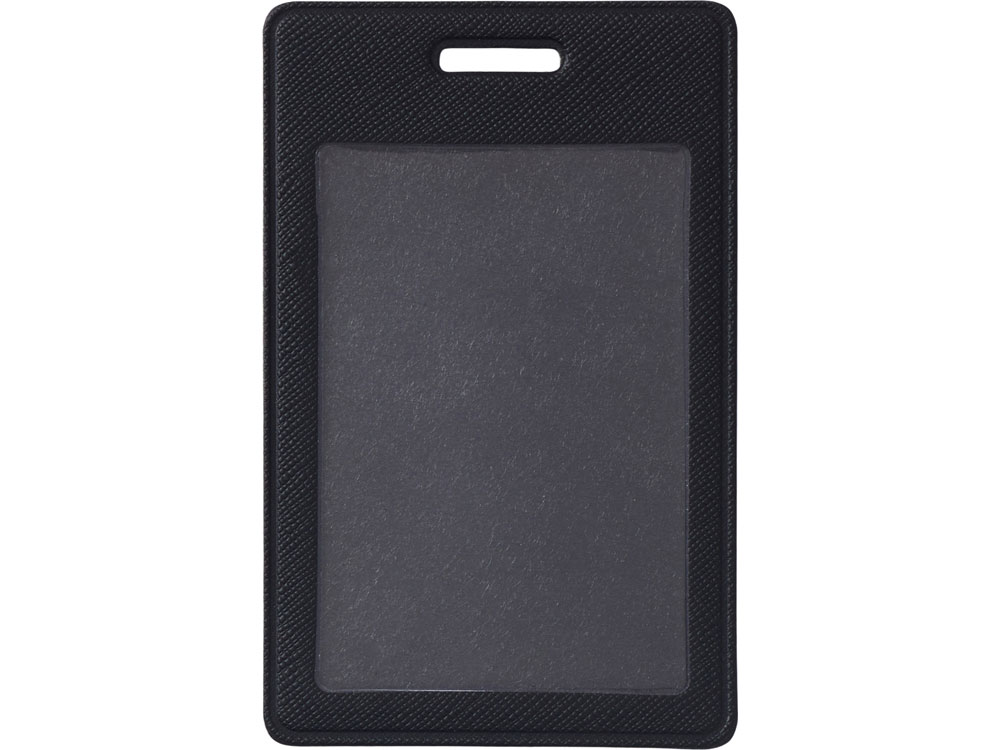 Бейдж с рулеткой-карабин Favor, черный-2