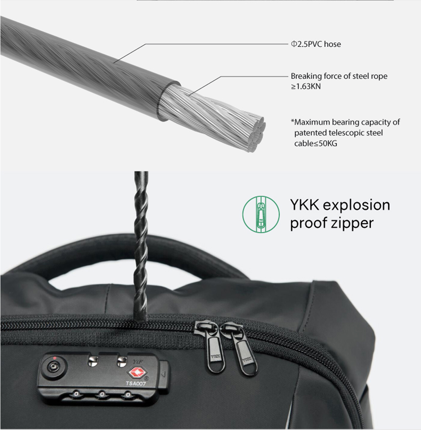 Рюкзак KORIN ClickPack 46х34х16 см, черный-8