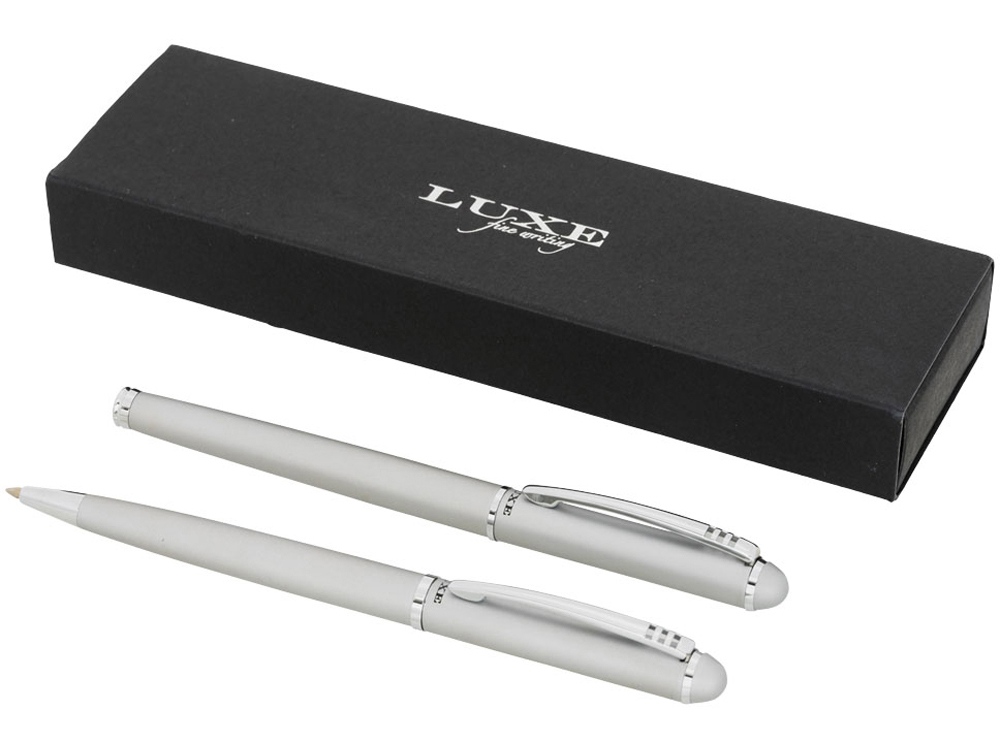 Подарочный набор ручек Andante, серебристый-0