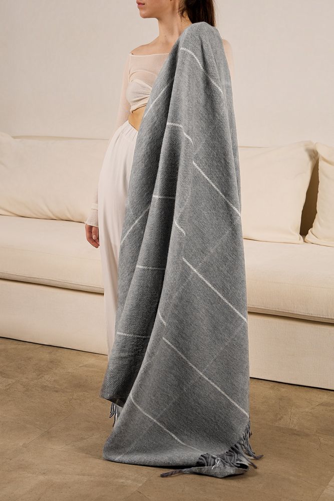 Плед «Шамони», серый-3