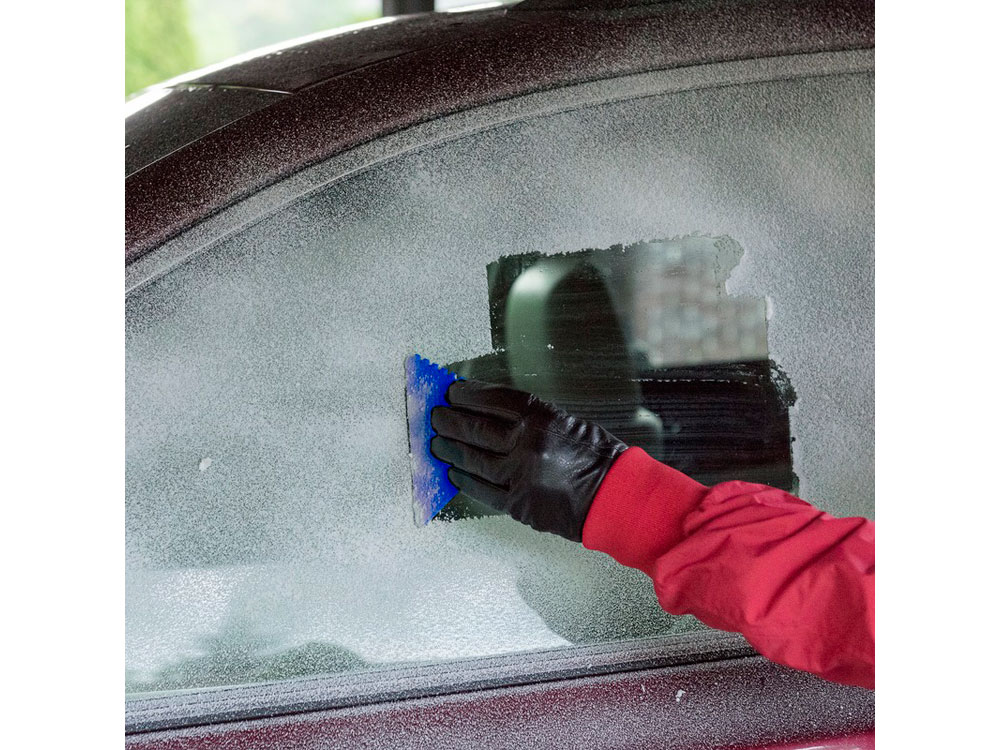 Треугольный скребок Frosty 2.0 , ярко-синий-2