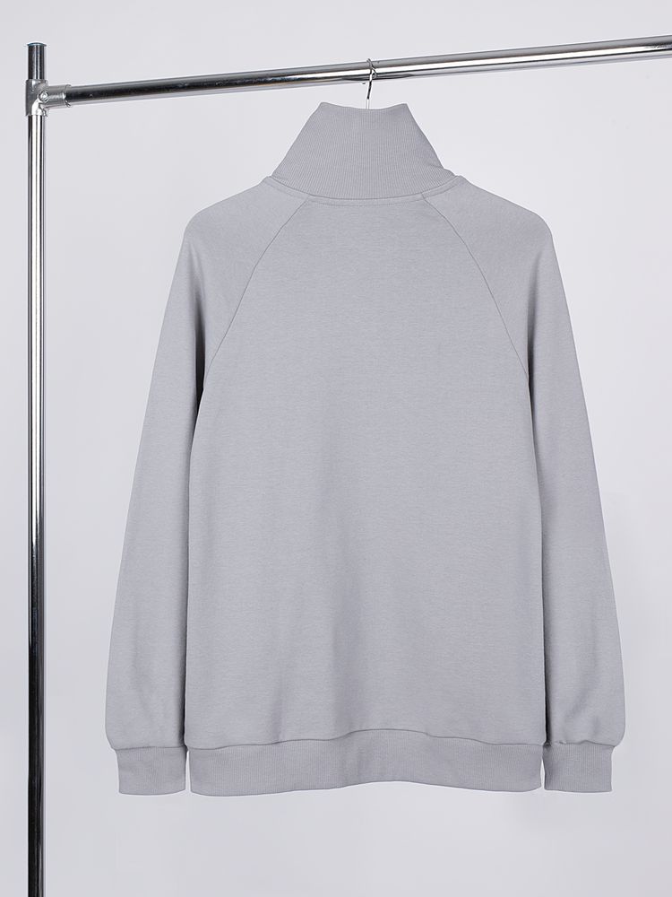 Толстовка унисекс Neofit, светло-серая-1