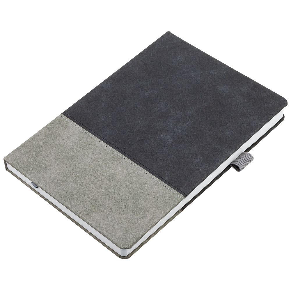 Ежедневник Horizon, недатированный, серый с черным-2