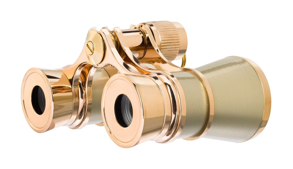 Театральный бинокль Broadway 325B, золотистый-2