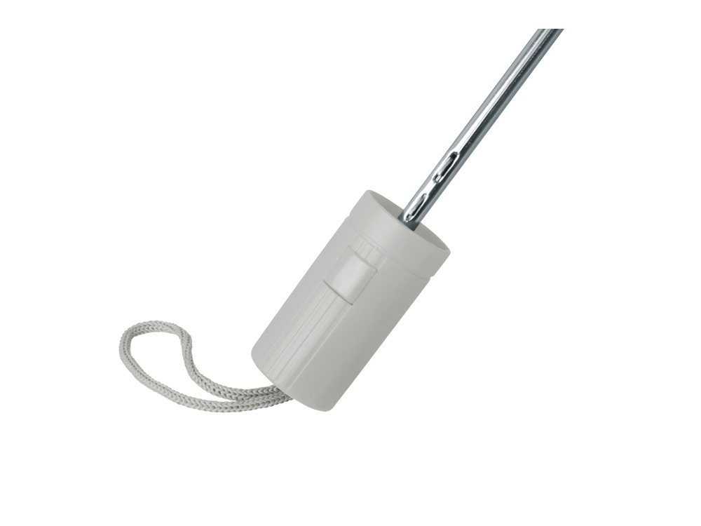 Зонт складной Tulsa, полуавтоматический, 2 сложения, с чехлом, серый-5