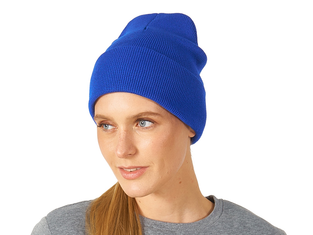 Шапка Dunant, двуслойная, классический синий-2