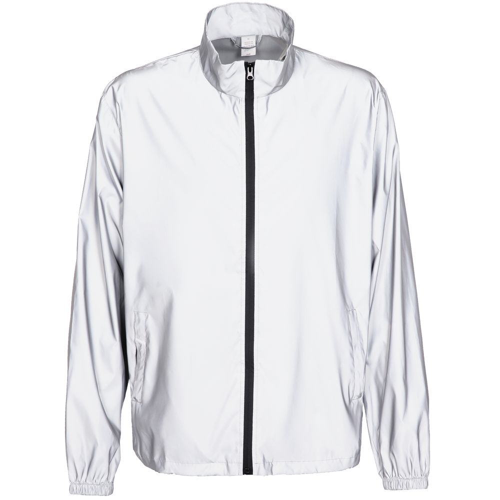 Ветровка Manifest 2.0 из светоотражающей ткани, серая-2