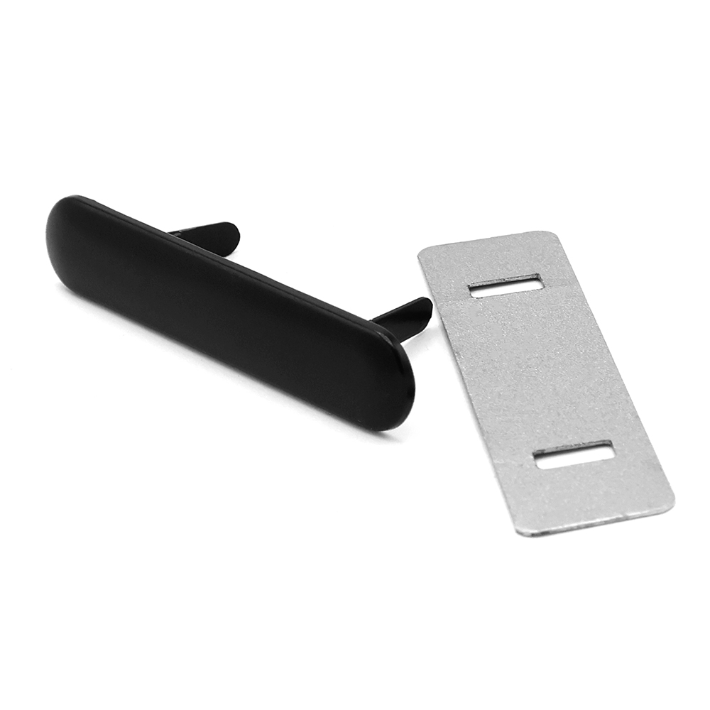 Шильд металлический (5.1*1, Чёрный матовый никель-1