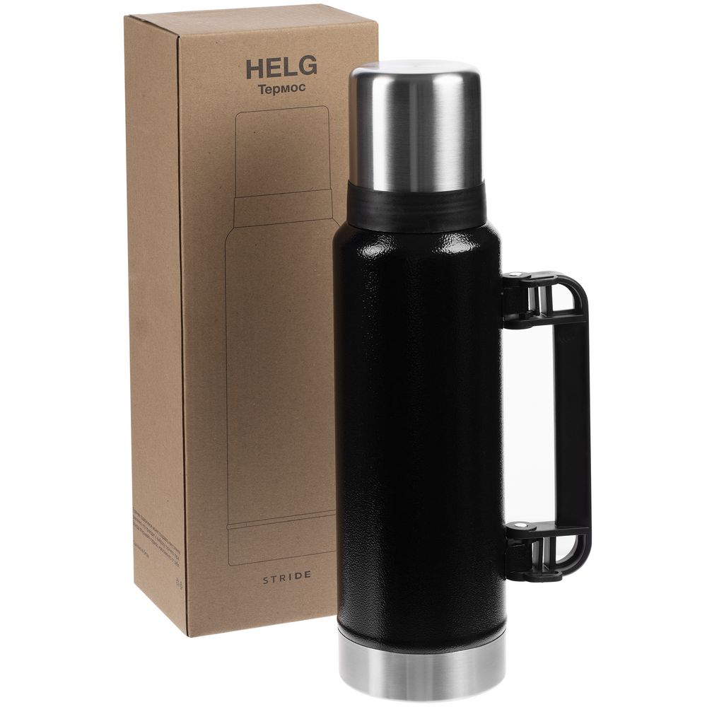 Термос Helg, черный-3