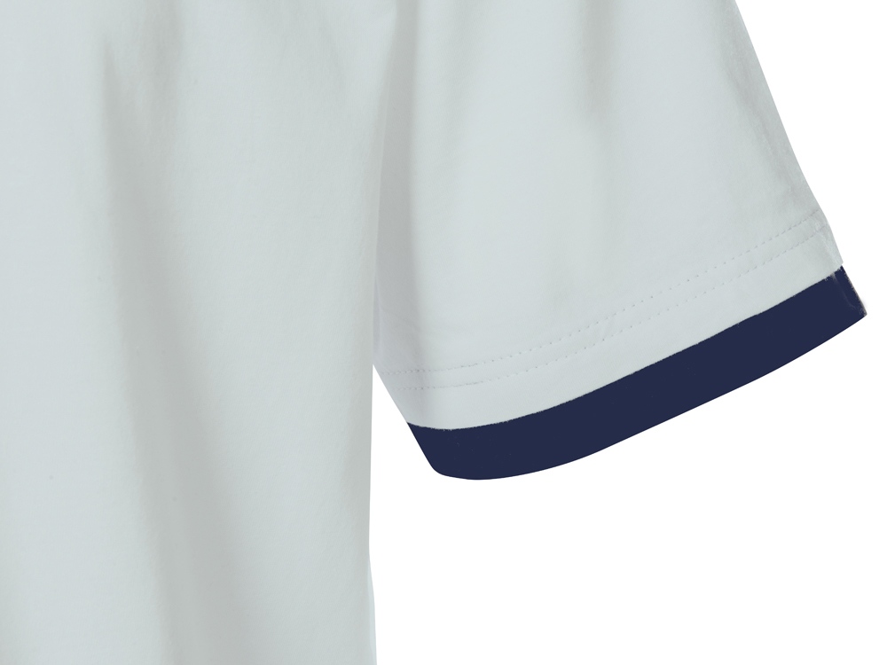 Футболка Rotterdam мужская, жемчужный/темно-синий-9