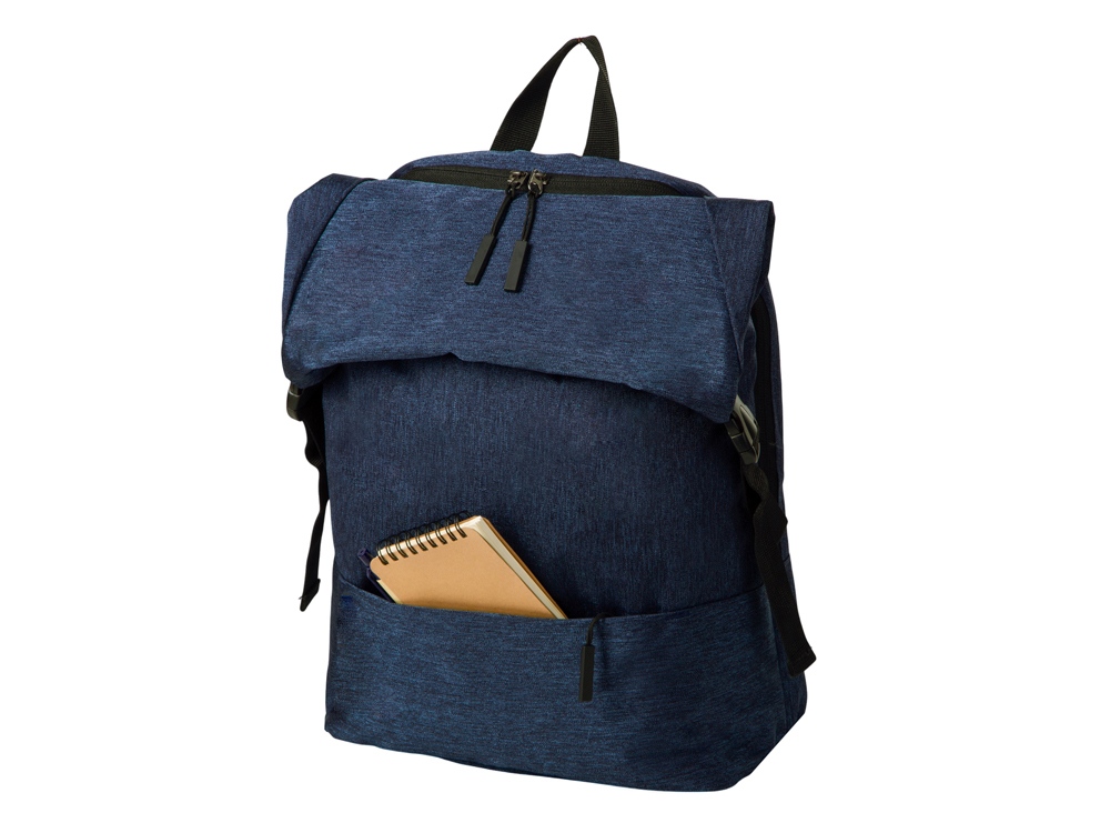 Рюкзак Shed водостойкий с двумя отделениями для ноутбука 15'', синий-4