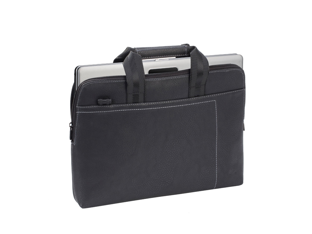 Сумка для ноутбука 13.3 из кожзама 8920, черный-9