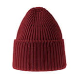 Шапка OAK рельефная из пряжи Polylana®, бордовый-2