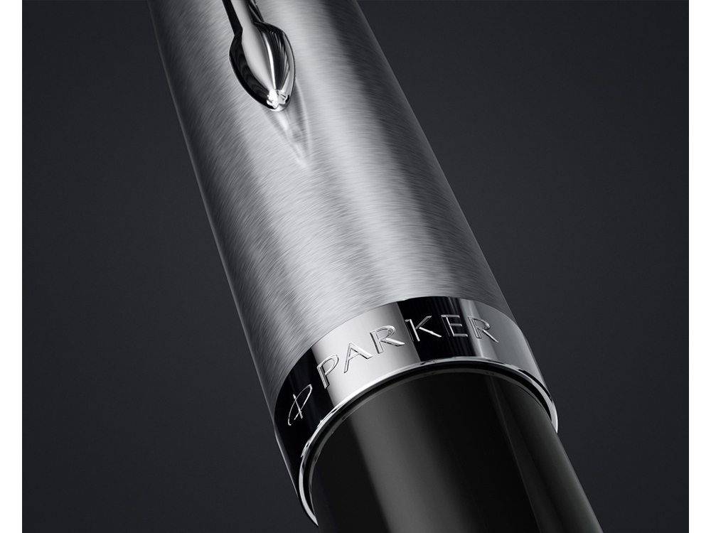 Перьевая ручка Parker 51 CORE BLACK CT, перо: F, цвет чернил: black, в подарочной упаковке.-8