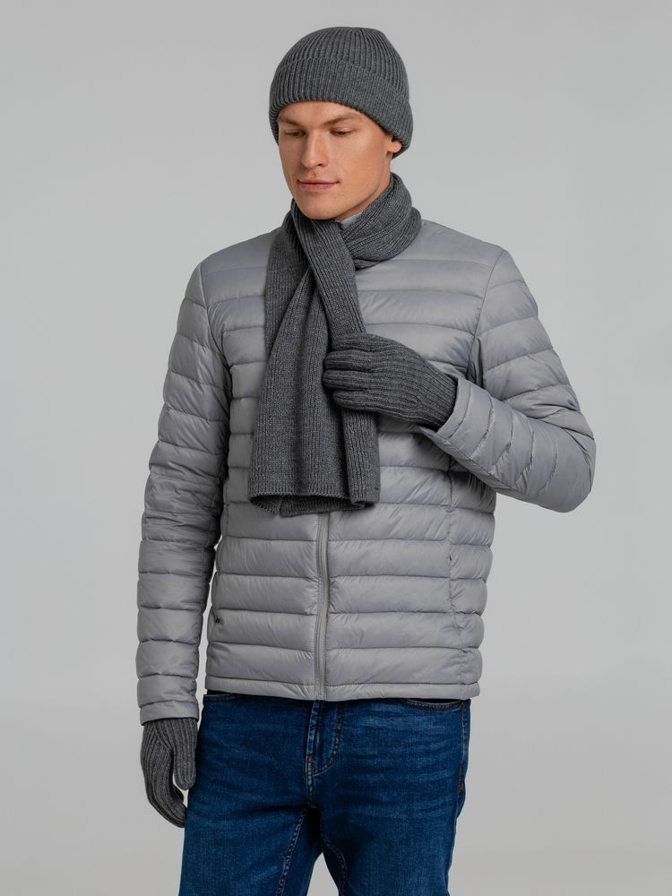 Шарф Bernard, серый меланж-4