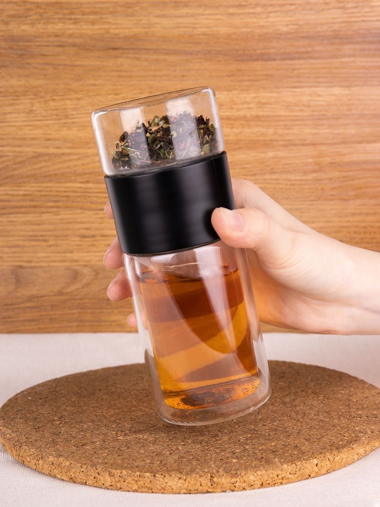 Бутылка для заваривания Cultivar, черная-4