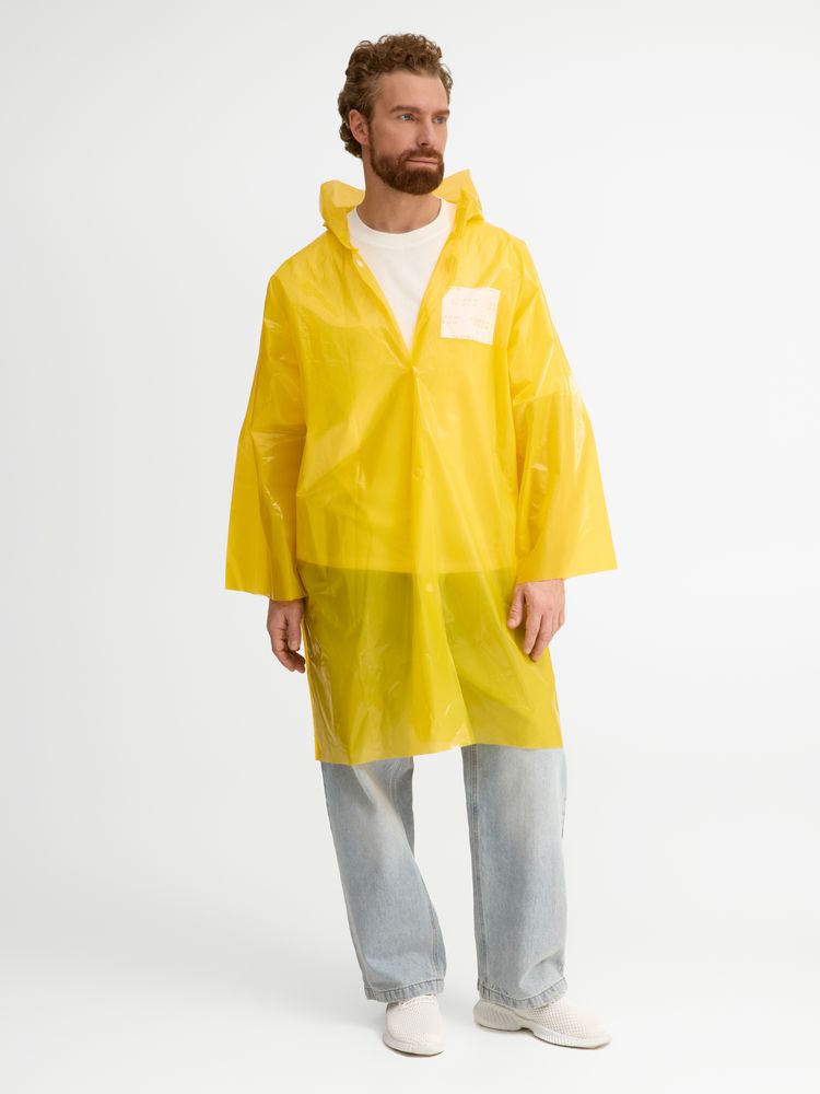 Дождевик-плащ CloudTime с печатью в один цвет на заказ-7