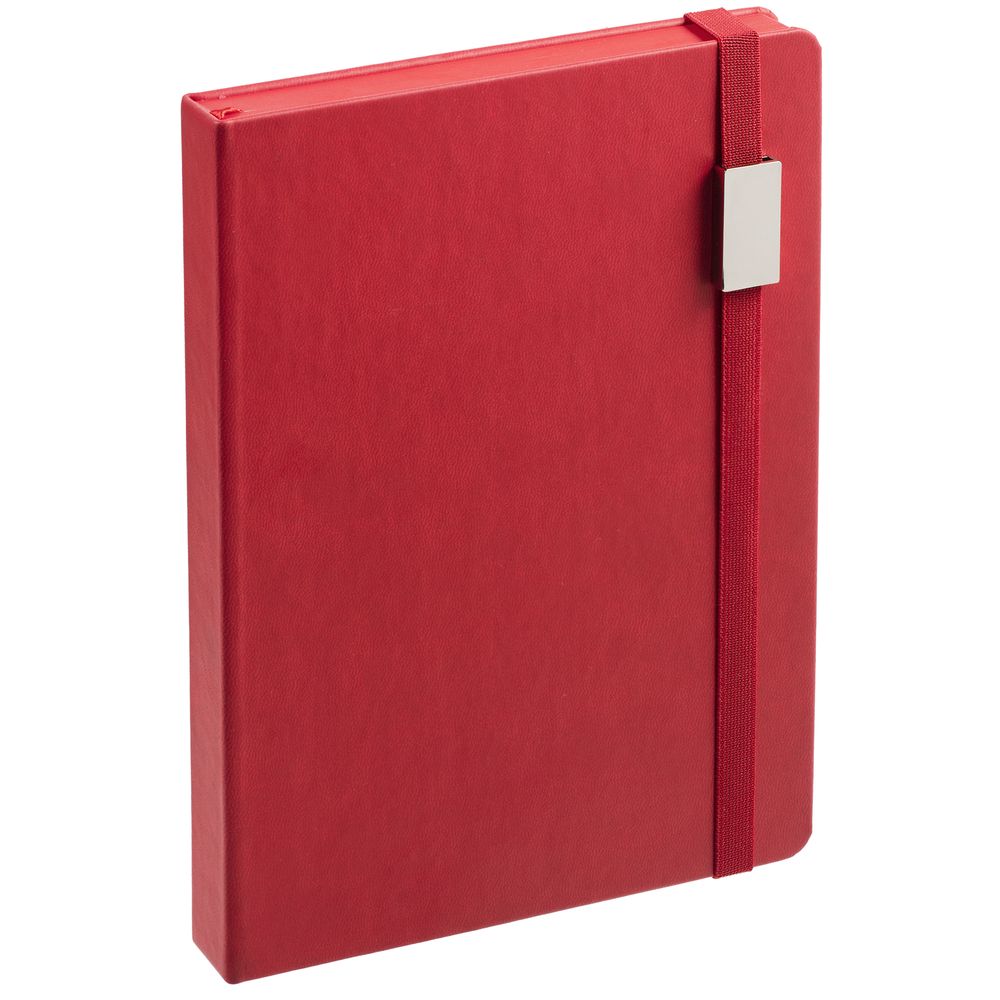 Ежедневник New Factor Metal, красный-1