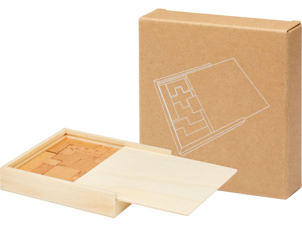 Деревянная головоломка Bark, натуральный-3