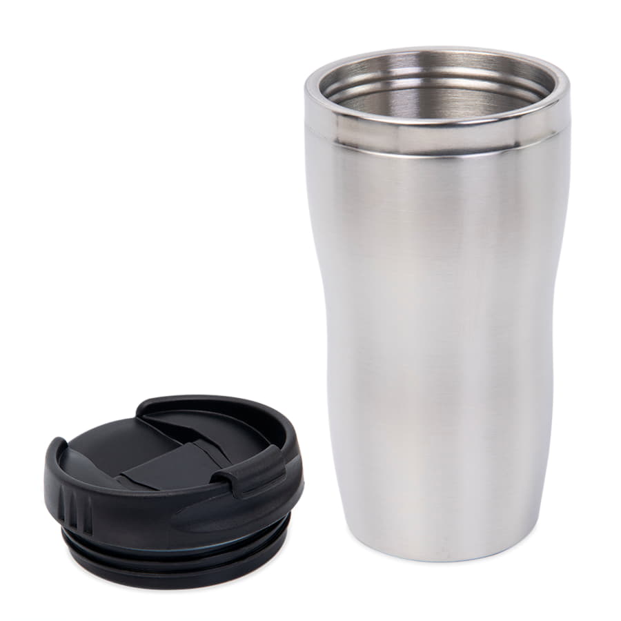 Термокружка  PROMO, 450мл, серебристый-1