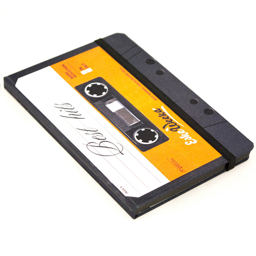 Записная книжка в клетку 15.5x21 Кассета R1-2443544, Оранжевый-0