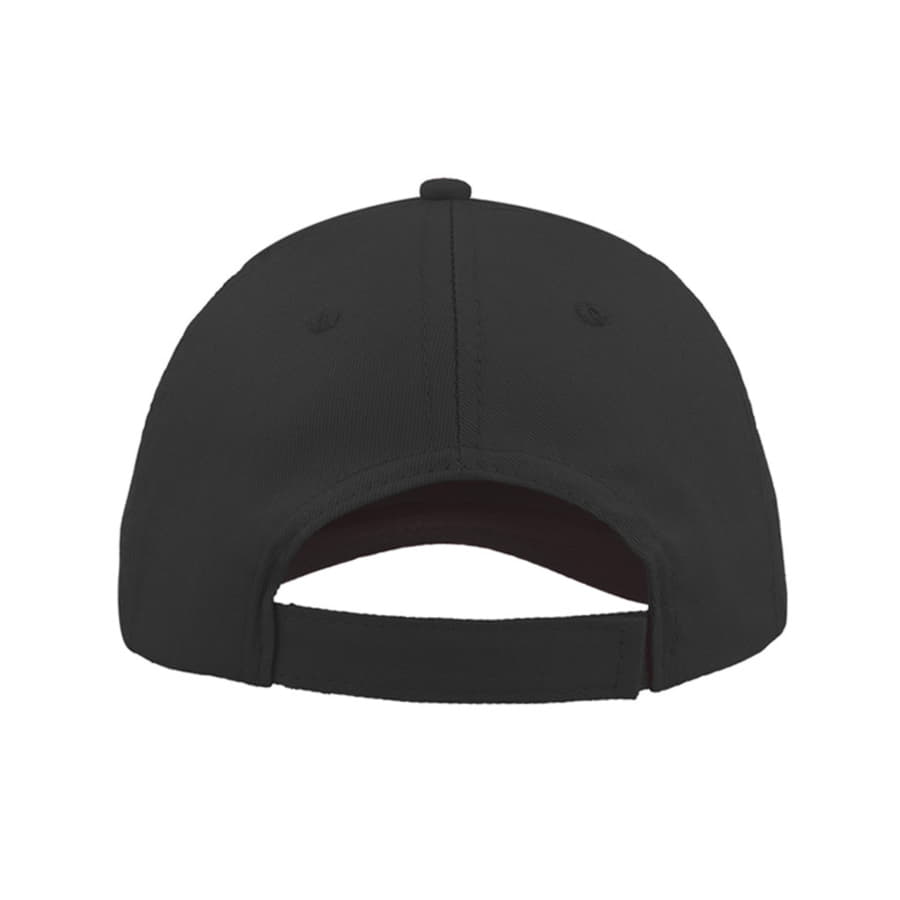 Бейсболка START SIX, 6 клиньев, застежка на липучке, черный-5