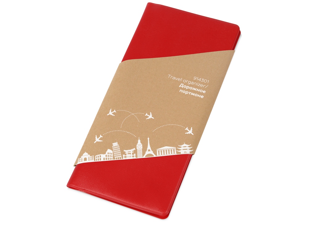 Дорожный органайзер Weekend из ПВХ, красный-4