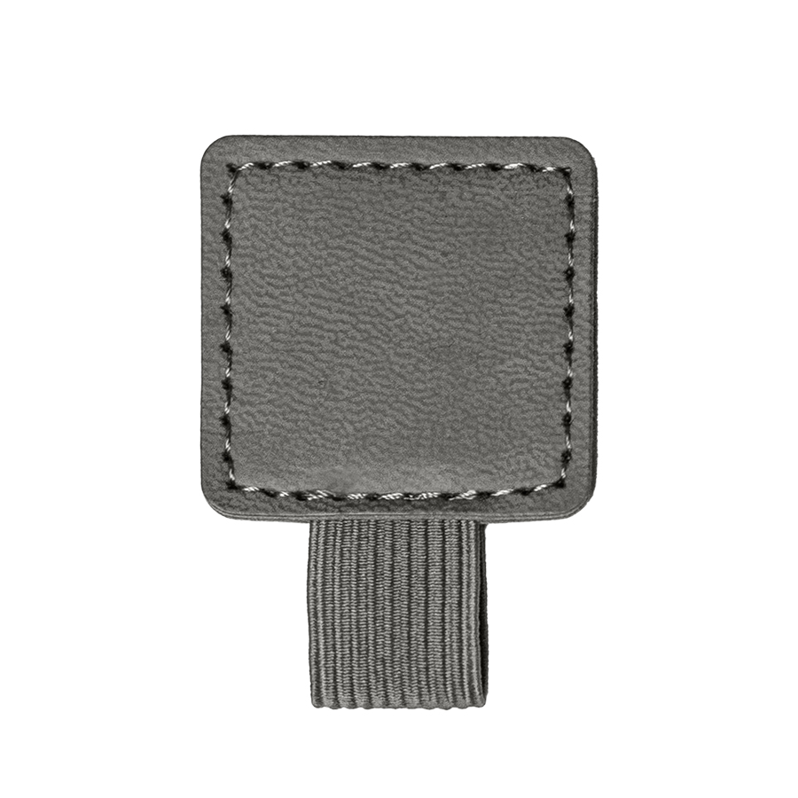 Держатель для ручки, серый, самоклеющийся, PU, серый-2