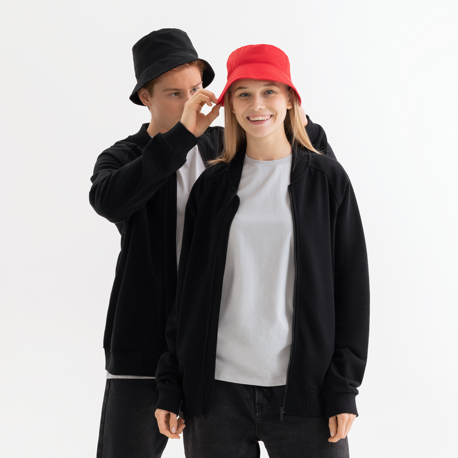 Толстовка на молнии, унисекс Торрес (Torres) черная-0