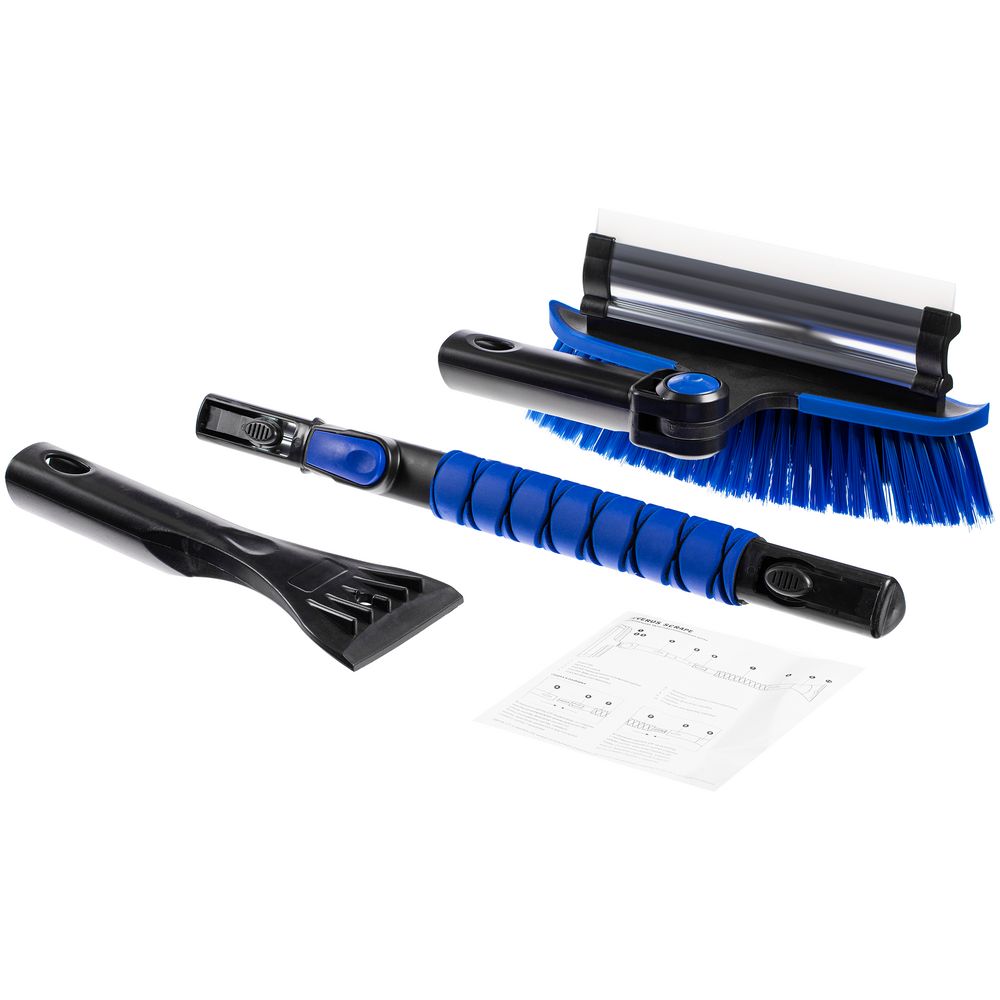 Автомобильная мультифункциональная щетка Severus Scrape, синяя-3