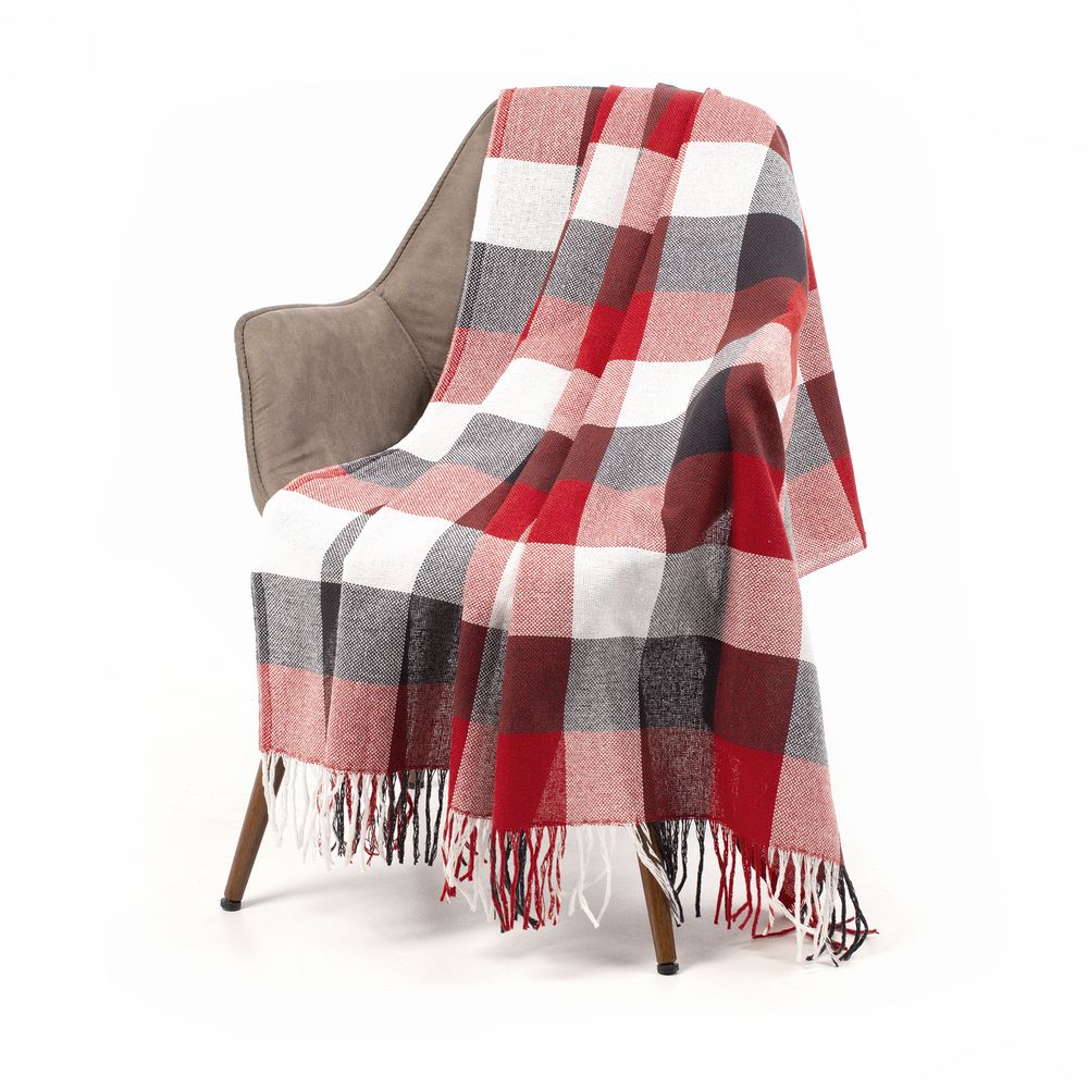 Плед London, красный-0