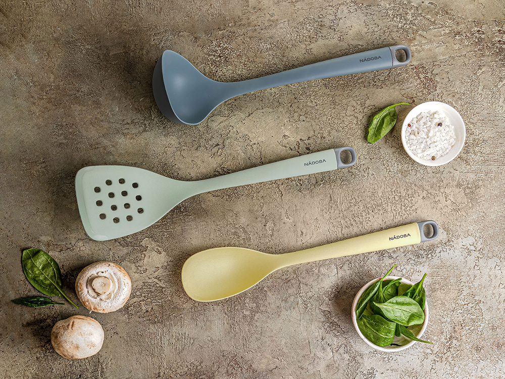 Набор кухонных силиконовых инструментов, 3 пр., NADOBA, серия Paulina-2