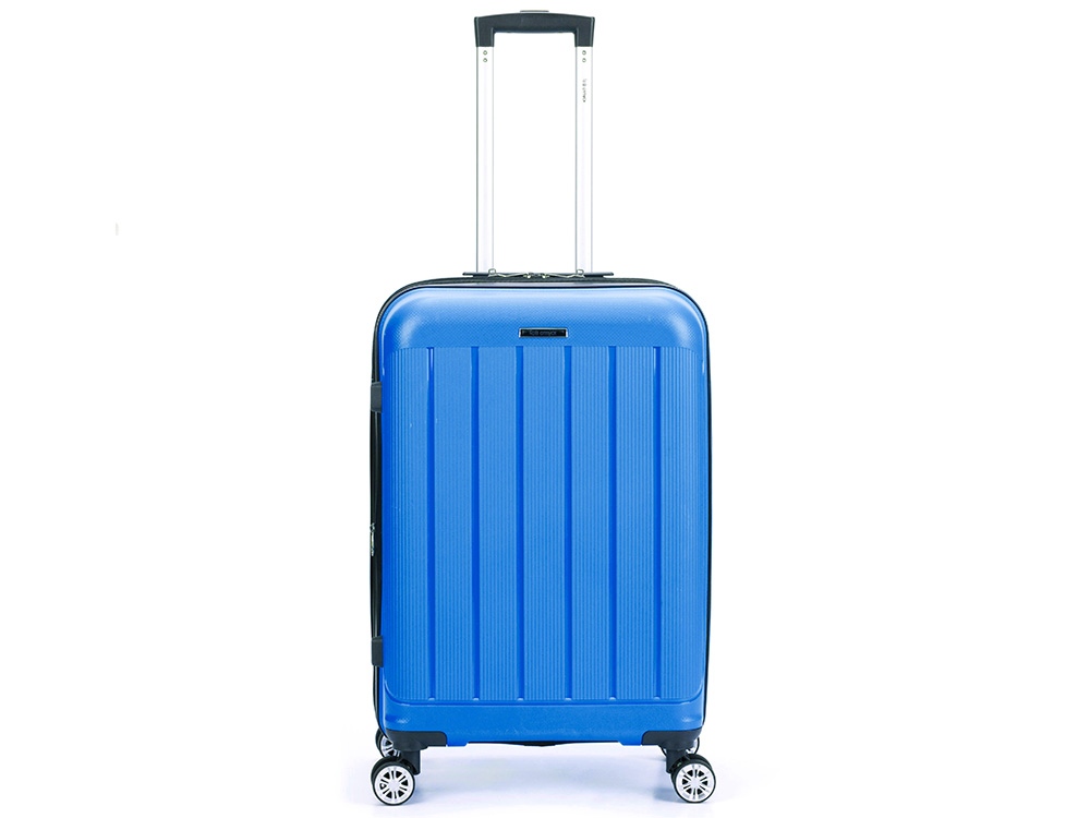 Чемодан TORBER В Отпуск, ярко-синий, полипропилен, 65,5 х 43,5 х 26 см, 62 л-1